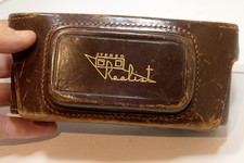 Leather Case for Stereo Realist 35mm f/f2.8 Film Camera, dark brown cowhide