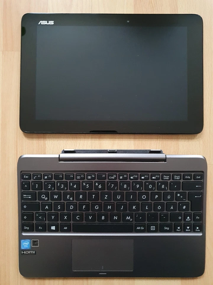 ASUS Transformer Book T100HA (sehr guter Zustand + Originalzubehör und Tasche) - Bild 2 von 4