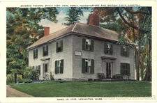Lexington,MA Earl Percy Headquarters British Field Hospital,Munroe Tavern