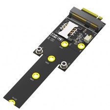 M.2 M Key to Mini PCIe Adapter Card NGFF Converters Card with Card Slot