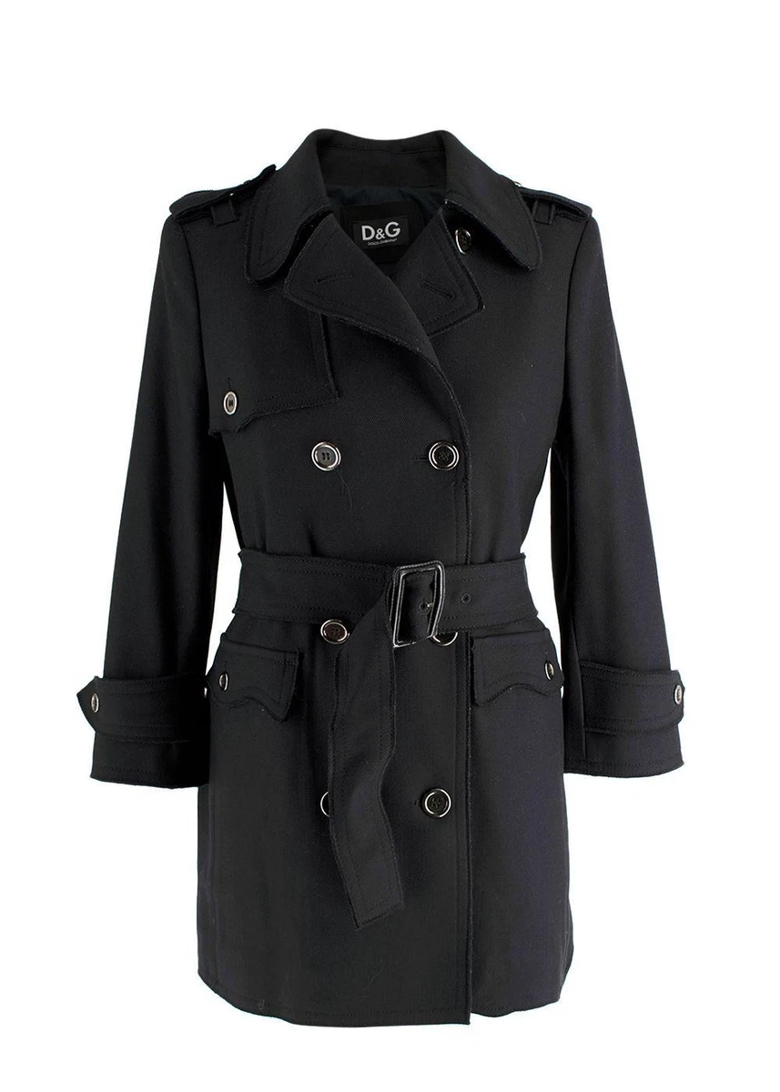 Dolce&Gabbana Giacca monopetto gessata grigia scura Dolce&Gabbana Giacca monopetto gessata grigia scura