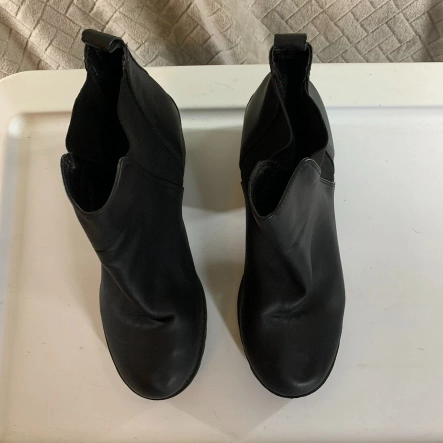 Botas Chelsea Dirty Laundry para mujer 9 Lido con tacos negras imitación cuero tacón grueso Foto 4 de 4