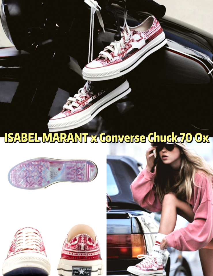 ⭐Converse x Isabel Marant Chuck 70 Low Size 8.5 Men\'s shoes Sneakers Red A14801C 9.5 MENS / 11.5 WOMENS - Converse Isabel Marant Chuck 70 Low  main image 4