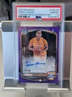 DENIYA PRAWL 2025-26 BOWMAN CHROME U 1ST PURPLE REFRACTOR AUTO /250 Q3882