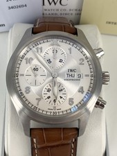 Gents IWC Pilot Chronograph Automatic Watch Full Set 2009 Ex Condition IW371702