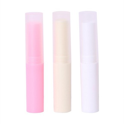 Cosmetics Empty Lipstick Plastic Lip Balm Makeup Container Sample Tubes Cap 4g D
