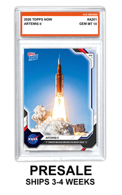 #ad #ad Artemis II Moon Mission 2026 Topps Now #A201 Graded Gem Mint 10 Presale $24.99