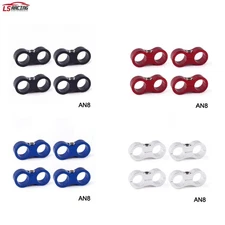 AN8 Hose Separator Clamp Hose Fitting Connector for Oil/Fuel Hose Line 8AN