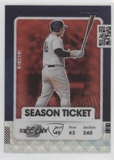 2021 Panini Contenders Season Ticket Optic Red Wave Prizm Anthony Rizzo #53 1i1k