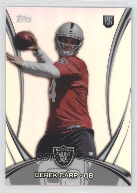 2014 Topps Mega Box Chrome Rookies Refractor Derek Carr #6 k5j