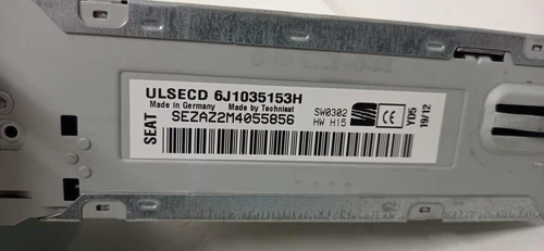 6J1035153H Sistema Audio/Radio Cd para SEAT IBIZA BERLINA (6J5) FR 2012 97097 - Imagen 2 de 5