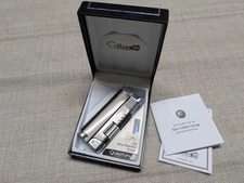 COLIBRI lighter QUANTUM sst wind-resistant stystem CHROME metal w/ BOX