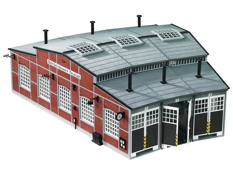 Modélisme ferroviaire HO : Remise à locomotives 2