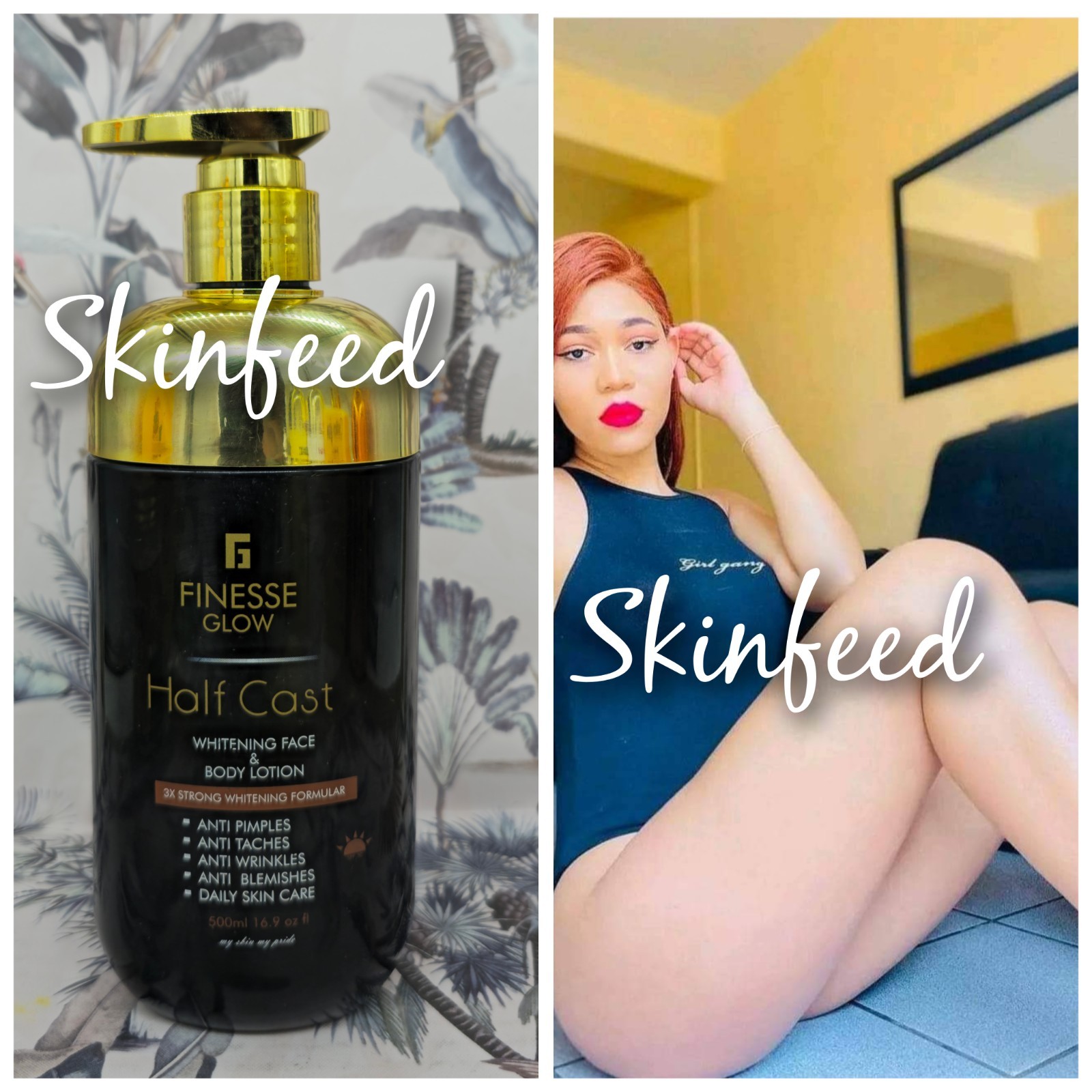 Finesse Glow H-C Whitening Face & Body Strong Whitening Body