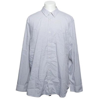 Gap, Hemd, Größe: XXL, Weiß/Grau, Baumwolle/Elasthan/Polyester, Karo #3gR