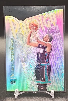 1999-00 Topps~~Prodigy~~Shareef Abdur-Rahim~~#PR7~~Refractor~Vancouver Grizzlies