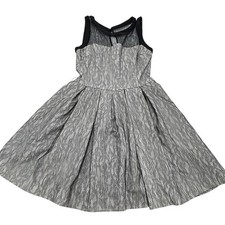 Zara Dress Womens Small Mesh Lace Cocktail Party Sleeveless Fit Flare Mini