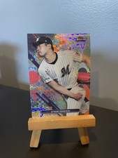 Atsuki Taneichi 2025 Topps Finest NPB #16 Xfractor Parallel Marines WBC