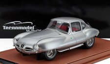 Tecnomodel ALFA ROMEO C2 DISCO VOLANTE COUPE 1973 SILVER WITH SHOWCASE LE35 1/18