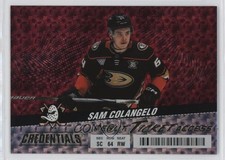 2024 Credentials Debut Ticket Access Horizontal Red /99 Sam Colangelo #147 1g0e