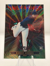 Kumar Rocker 2025 Donruss Unleashed Green Laser RC #19 Rangers