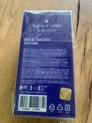 バンタンBTS釜山コンwevers非売品グッズ Official BTS Yet to Come in BUSAN Light Stick Deco Band - Army