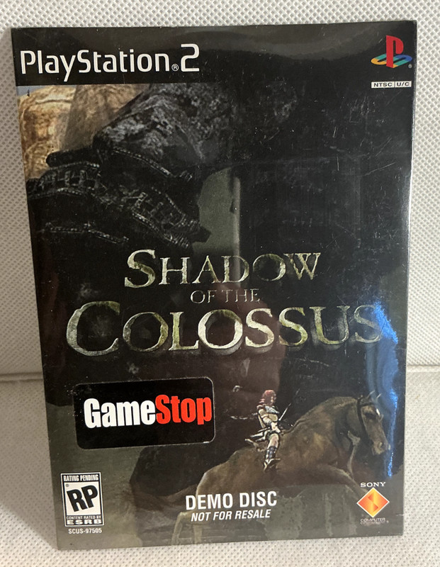 Shadow of the Colossus (PlayStation 2) Demo Disc - SEALED, Gamestop edition