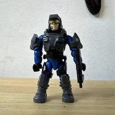Mega Construx, UNSC MARINE w/ SMG, Blue & Gray, HALO MAVERICK Series