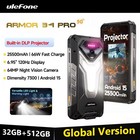 Ulefone Armor 34 Pro 5G AI Rugged Phone Built-in DLP Projector 32+512GB 25500mAh