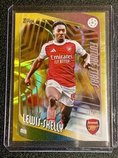 2025-26 Topps Flagship Myles Lewis-Skelly Gold Raindrop 14/50 Arsenal