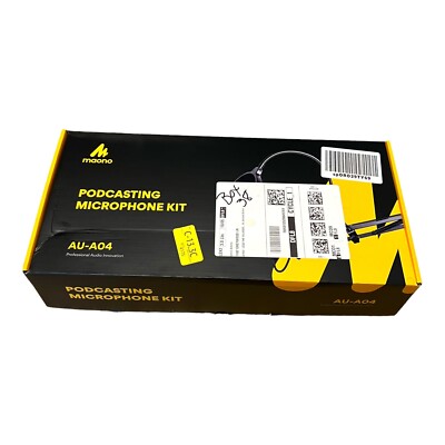 MAONO Podcasting Microphone Studio Kit AU-A04 192kHz/24bit NEW Live Stream