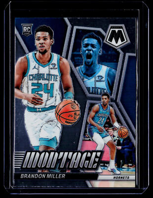 NBA ベネディクト・マサリン 世界限定3枚ルーキーカード☆ Brandon Miller Panini Mosaic NBA Debut Pink Mosaic 38/149 ルーキー