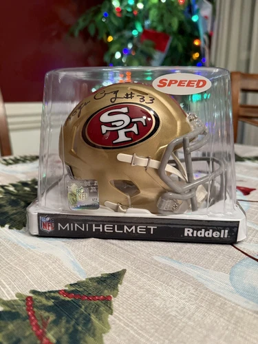 ROGER CRAIG SIGNED AUTOGRAPHED SAN FRANCISCO 49ERS SPEED MINI HELMET BAS COA