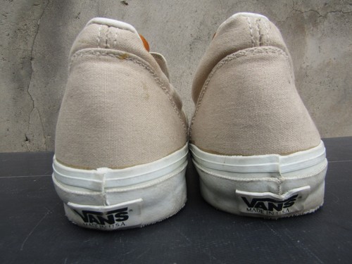 Vans Old Skool Vintage Rare 1980s OG MADE IN USA Brown Sz 12 4E Lite Use If Any - Bild 6 von 9