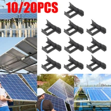 10/20 Pc Photovoltaic Solar Panel Water Guide Clamp Water Drain Remove Clips US