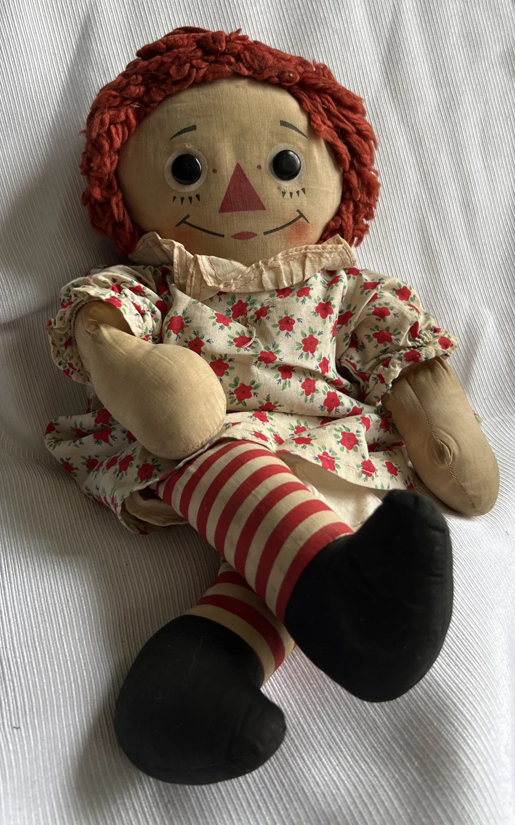 Raggedy ann doll sales knickerbocker vintage