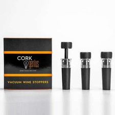Cork Genius Wine-Saving Vacuum Sealers - Pocket-Sized, Vacuum Sealers for Wine