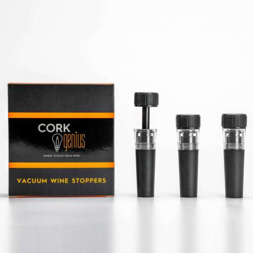 Cork Genius Wine-Saving Vacuum Sealers - Pocket-Sized, Vacuum Sealers for Wine - Picture 1 of 28