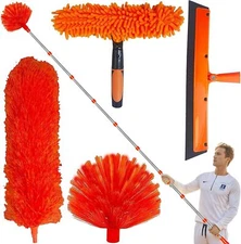 20+ Feet High Reach Duster Kit with 3-14 Ft Extension Pole   High Ceiling Dusti