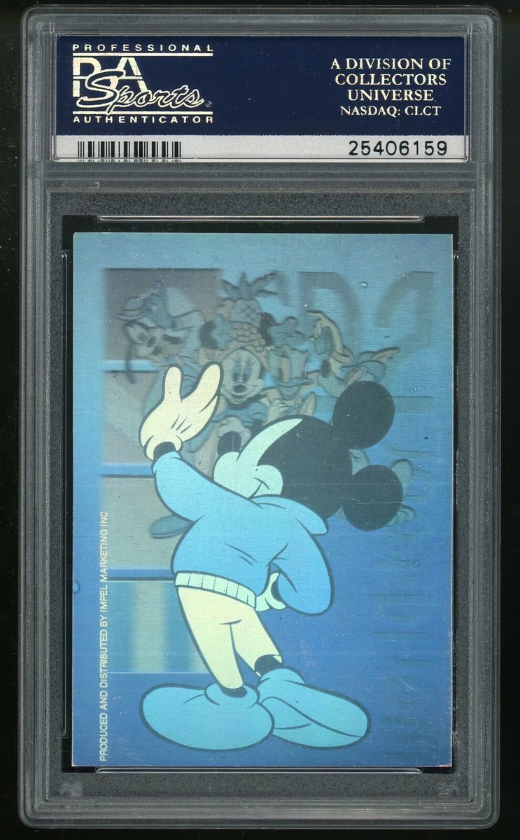 1991 Impel Disney World Tour MICKEY MOUSE PSA 8 NM-Mint HOLOGRAM