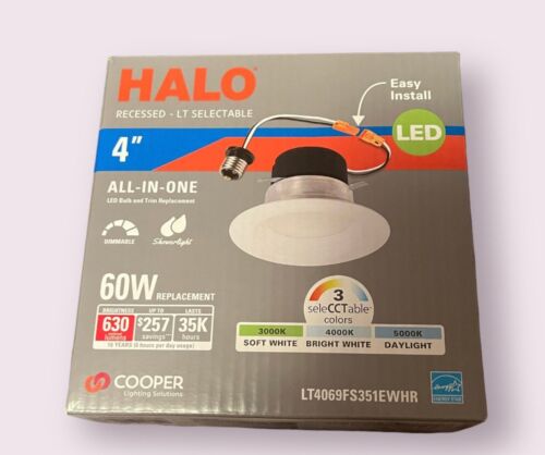 Halo LT4069FS231EWHR 4" LED Downlight CCT Selectable - Picture 1 of 1