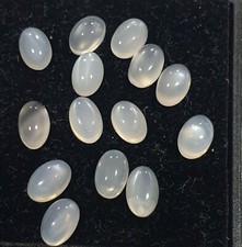 WHOLESALE NATURAL WHITE MOONSTONE CABOCHON OVAL SHAPE LOOSE GEMSTONE