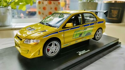 FAST AND FURIOUS 2002 Mitsubishi Lancer Evolution 1:18 VII ERTL Racing
