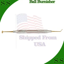 BURNISHER EGG BALL COMPOSITE DENTAL AMALGAM FILLING INSTRUMENT DN-2330