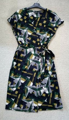 next navy wrap dress