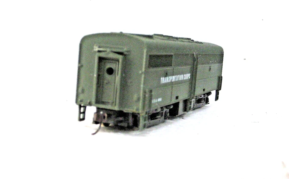 HO SCALE DUMMYLOCO TRANSPORTATION CORPS B-2 LOCOMOTIVE  *Refurbished* U.S.A - Image 2 of 3