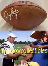 Doug Flutie Signed Official NFL Leather Football w/ PROOF Autographed Auto COA