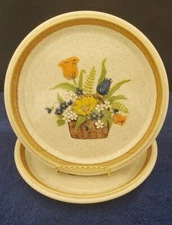 Set of 2 Mikasa Garden Bouquet Dinner Plates LK