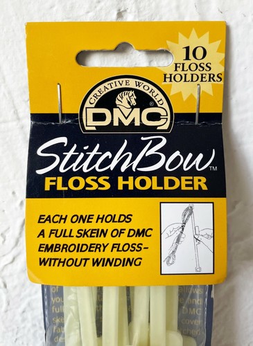 DMC StitchBow Floss Holders - Package of 10 - Holds Full Skein Embroidery Floss - Picture 2 of 3
