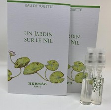 2 x Hermes Un Jardin Sur Le Nil Eau De Toilette Spray 2ml Sample